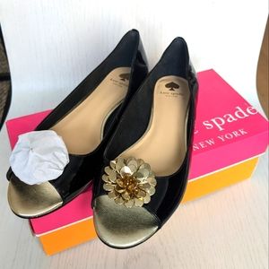 Kate Spade Size 8 open toe flats